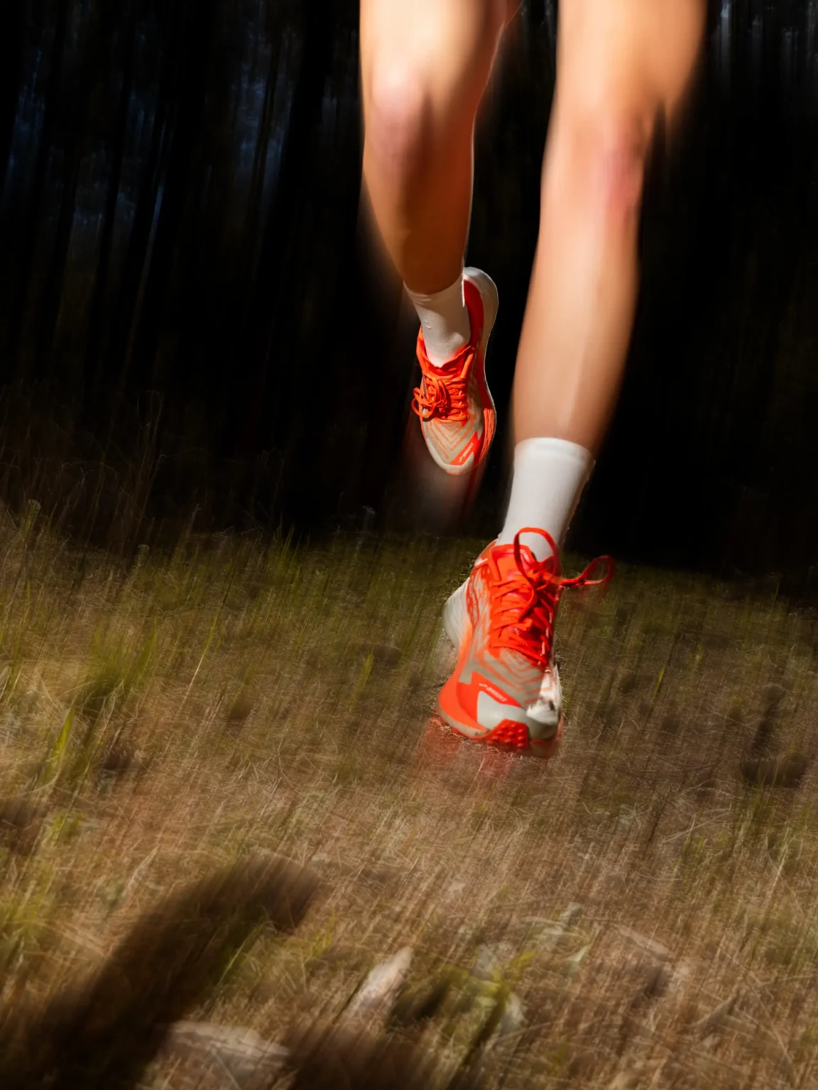 Jumping in Brooks running shoes